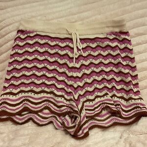 L*Space sunchaser scalloped cover up short